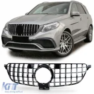 image-52-Sport grille black chrome suitable for Mercedes GLE W166 15-19