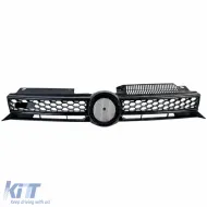 Sport grille black gloss BLACK fits VW Golf 6 including GTI 08-13-image-6327585