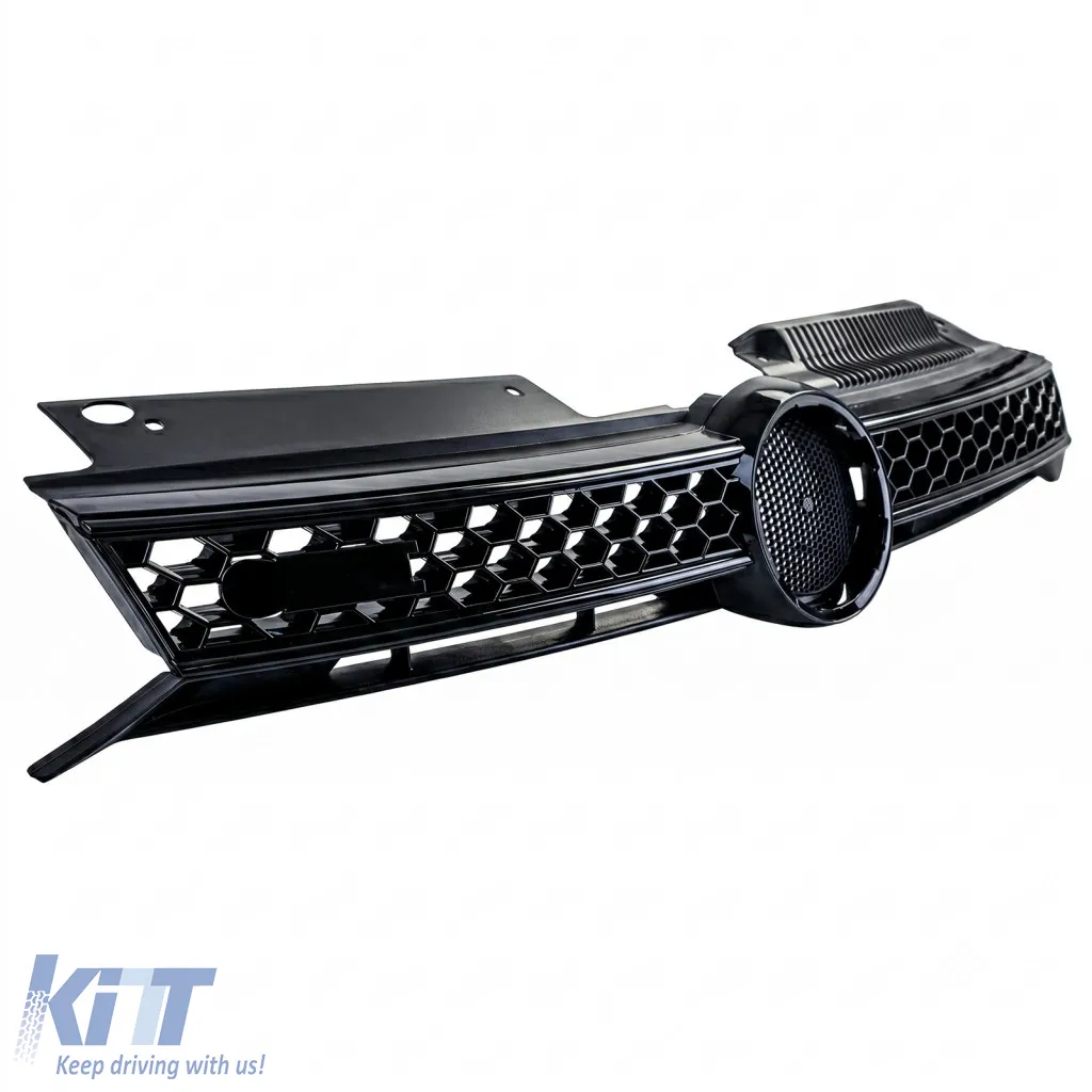 Sport grille black gloss BLACK fits VW Golf 6 including GTI 08-13