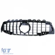 Sport grille black gloss chrome for Mercedes CLA C118 X118 from 19-image-6257727