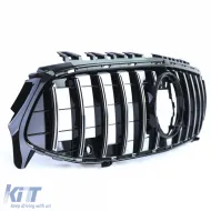 Sport grille black gloss chrome for Mercedes CLA C118 X118 from 19-image-6257728