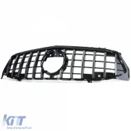 Sport grille black gloss chrome for Mercedes CLA C118 X118 from 19-image-6257729