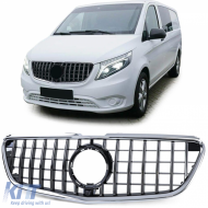 Sport grille black gloss chrome for Mercedes Vito W447 from 14 - ODGM6013033