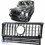 image-24-Sport grille black gloss chrome for Mercedes G-Class W463 90-18