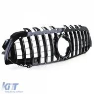 Sport grille black gloss chrome for Mercedes A-Class W177 V177 18-24-image-6257481