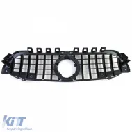 Sport grille black gloss chrome for Mercedes A-Class W177 V177 18-24-image-6257486