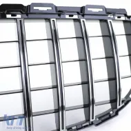 Sport grille black gloss chrome for Mercedes C-Class W205 S205 18-21-image-6326530