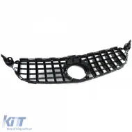 Sport grille black gloss chrome for Mercedes C-Class W205 S205 18-21-image-6326532