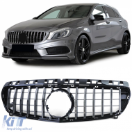 Sport grille black gloss chrome suitable for Mercedes A-Class W176 12-15 - ODGM6012967