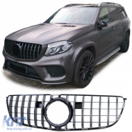 Sport grille black gloss chrome suitable for Mercedes GLS X166 15-19