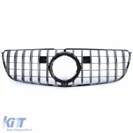 Sport grille black gloss chrome suitable for Mercedes GLS X166 15-19-image-6326620