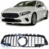 Sport grille black gloss for Mercedes A-Class W177 V177 18-24 - ODGM6013970
