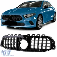 image-48-Sport grille black gloss for Mercedes A-Class W177 V177 18-24