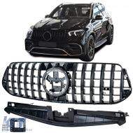 Sport grille black gloss for Mercedes GLE V167 from 2023 - ODGM6014937