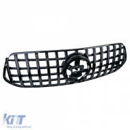 Sport grille black gloss for Mercedes GLE V167 Coupe C167 18-23 with AMG-image-6211083