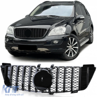 Sport grille black gloss for Mercedes ML W164 pre-facelift 2005-2008 - ODGM6014481