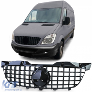Sport grille black gloss for Mercedes Sprinter W906 pre-facelift 06-13 - ODGM6014276