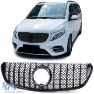 Sport grille black gloss for Mercedes V-Class W447 pre-facelift 2014-2019