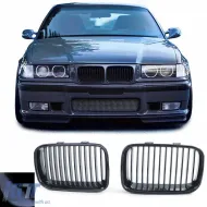 image-37-Sport grille black gloss suitable for 3 Series BMW E36 pre-facelift 91-96