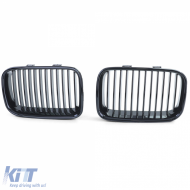 Sport grille black gloss suitable for 3 Series BMW E36 pre-facelift 91-96-image-6209888
