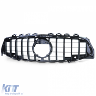 Sport grille black gloss suitable for Mercedes CLA C118 X118 from 19-image-6257203