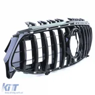 Sport grille black gloss suitable for Mercedes CLA C118 X118 from 19-image-6257204