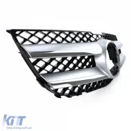 Sport grille black silver fits Mercedes GLK X204 facelift 12-15-image-6326210