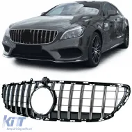 image-6-Sport grille chrome black fits for Mercedes CLS C218 X218 Facelift 14-18