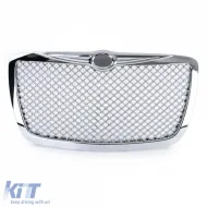 Sport grille chrome honeycomb design for Chrysler 300C sedan touring 04-11-image-6257755