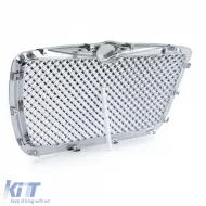 Sport grille chrome honeycomb design for Chrysler 300C sedan touring 04-11-image-6257756