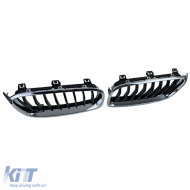 Sport grille front grill black chrome fits for 3 Series BMW F30 F31 2011-2019-image-6211264