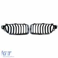 Sport grille front grill black chrome fits for 3 Series BMW F30 F31 2011-2019-image-6211265