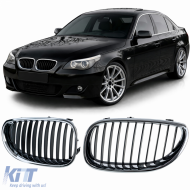 Sport grille front grill black chrome fits for 5 Series BMW E60 E61 2003-2010