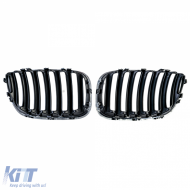Sport grille front grill black chrome fits for BMW X5 E53 1999-2003-image-6210468