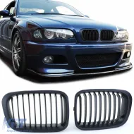 image-12-Sport grille front grill black for 3 Series BMW E46 pre-facelift 1998-2001