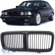image-0-Sport grille front grill black for 7 Series BMW E32 1986-1994