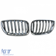 Sport grille front grill chrome fits for BMW X5 E53 1999-2003-image-6257876