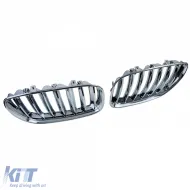 Sport grille front grill chrome fits for BMW X5 E53 1999-2003-image-6257877