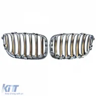 Sport grille front grill chrome fits for BMW X5 E53 1999-2003-image-6257878
