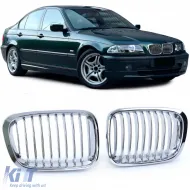 image-1-Sport grille front grill chrome for 3 Series BMW E46 pre-facelift 1998-2001