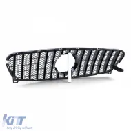 Sport grille front grill gloss black fits for Mercedes GLA X156 2013-2016-image-6257432