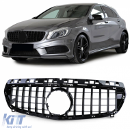 Sport grille front grill gloss black for Mercedes A-Class W176 2012-2015 - ODGM6025262