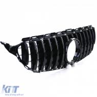 Sport grille gloss black for Mercedes C-Class W205 S205 18-21-image-6257444