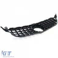 Sport grille gloss black for Mercedes C-Class W205 S205 18-21-image-6257448