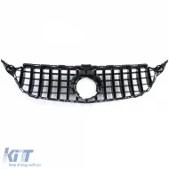 Sport grille gloss black for Mercedes C-Class W205 S205 18-21-image-6257449