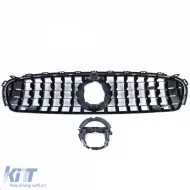 Sport Grille Gloss Black for Mercedes GLC X253 Coupe C253 2019-2022-image-6259260
