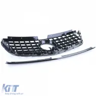 Sport Grille Gloss Black for Mercedes Vito W447 Pre-Facelift 2014-2019-image-6326153