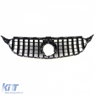 Sport grille glossy black for Mercedes C-Class W205 S205 2018-2021-image-6257563