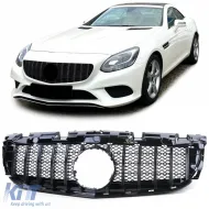 image-32-Sport grille glossy black suitable for Mercedes SLC R172 Facelift 2016-2021
