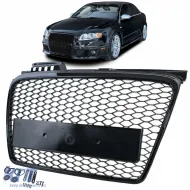 image-72-Sport grille honeycomb design performance gloss fits for Audi A4 B7 2004-2008